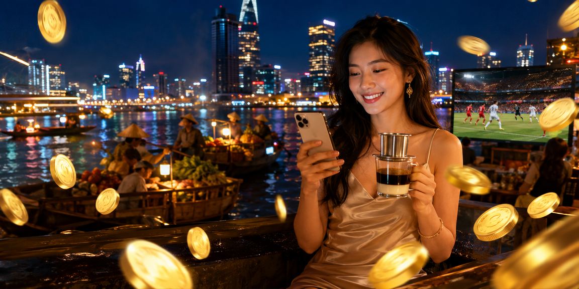 Sân vận động tại Thành Phố Hồ Chí Minh sôi động trong trận bóng đá